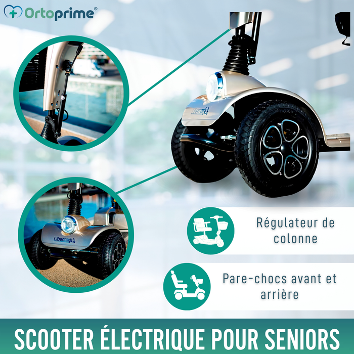 Scooter Électrique Haut de Gamme pour Adultes | 4 Roues