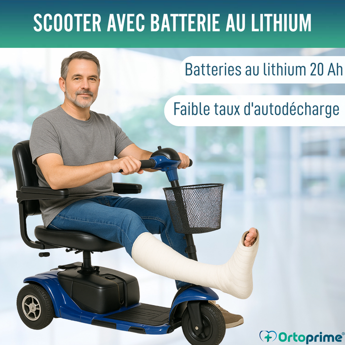 Scooter Électrique avec Système Stand Up | 3 Roues