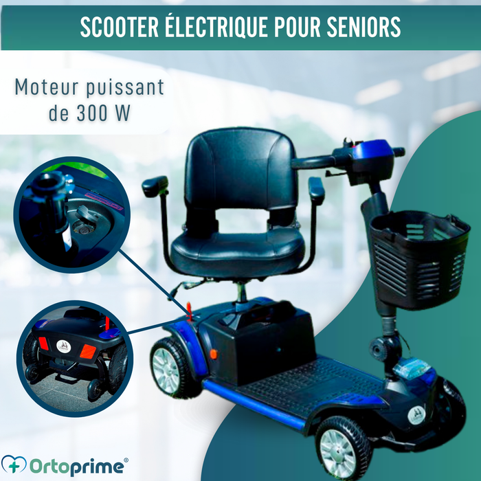 Scooter Électrique Compact et Pliable | 4 Roues