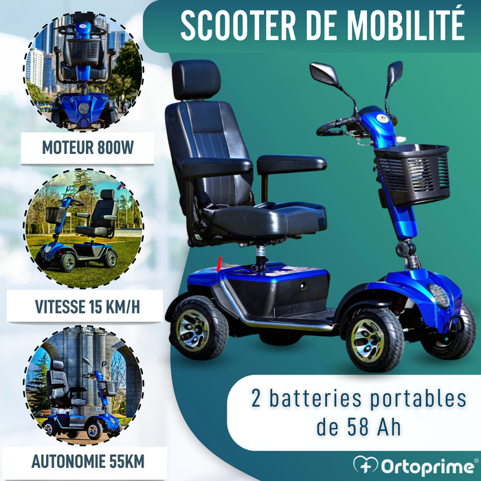 Scooter Handicap Dernière Génération | Tout Terrain