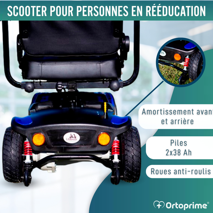 Scooter pour Handicapés Compact | Suspension Intégrale