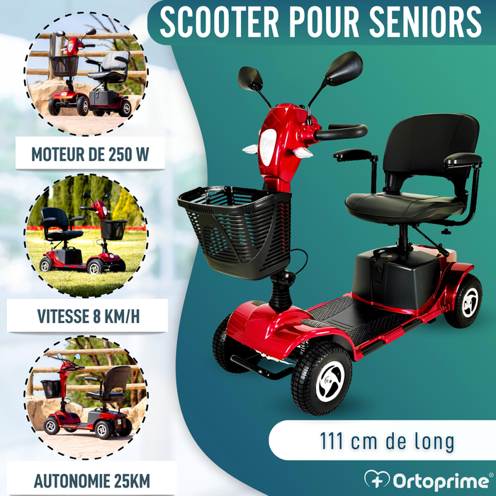 Scooter Mobilité Réduite Pliable | Suspension Intégrale