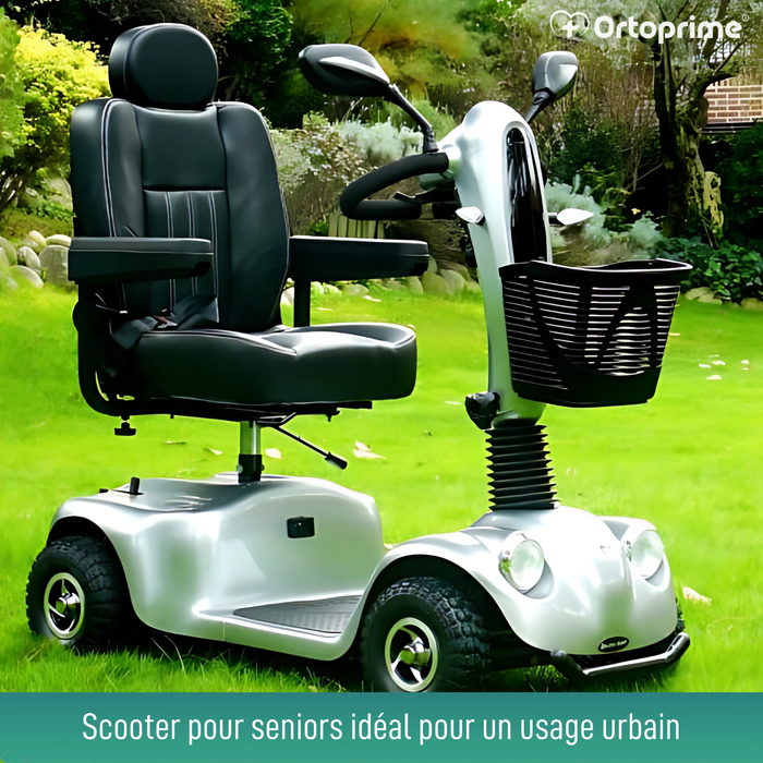 Scooter Électrique pour Adultes | Suspension Intégrale 4 Roues