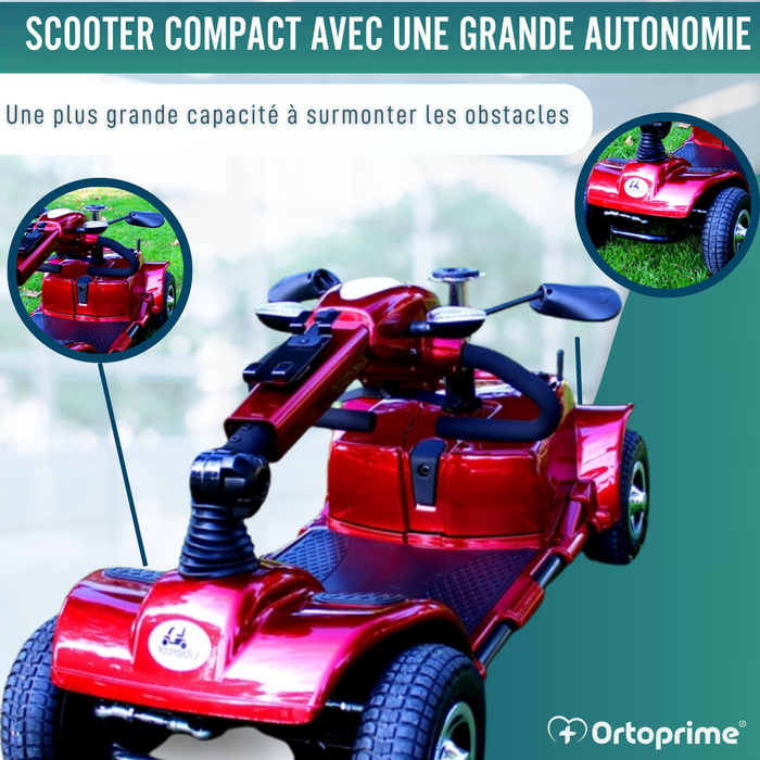Scooter Électrique pour Handicapés | Double Amortissement