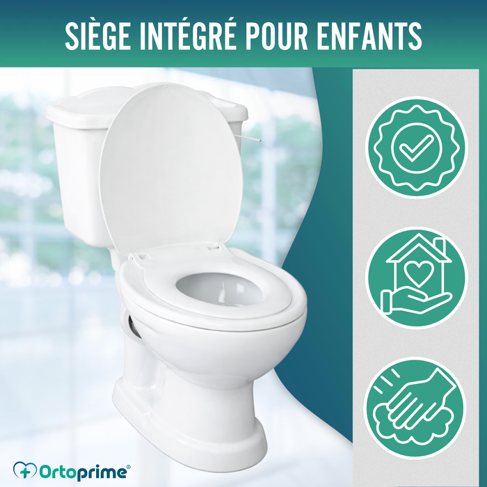 Réducteur WC Enfant avec Couvercle | Adaptateur Toilettes