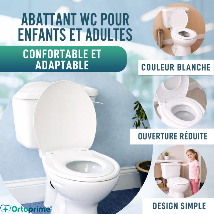 Réducteur WC Enfant avec Couvercle | Adaptateur Toilettes