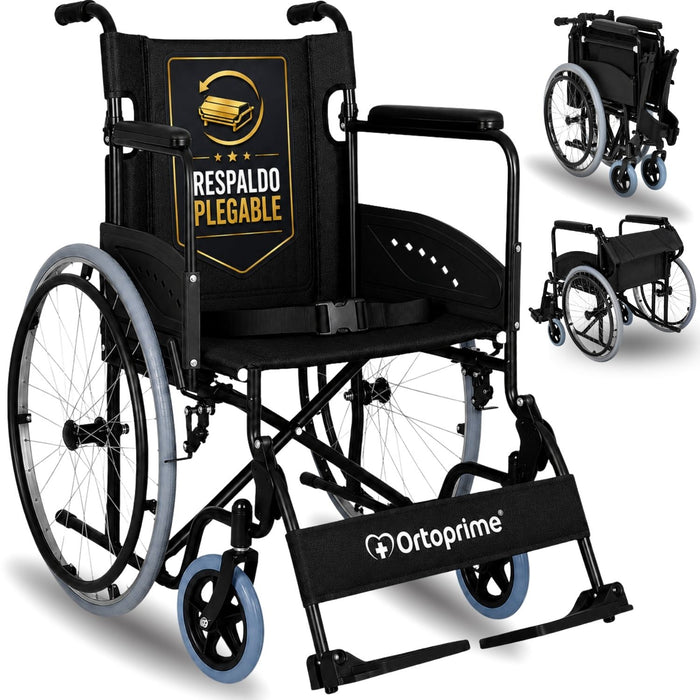 Fauteuil Roulant Pliable Leger pour Adulte Autopropulsable