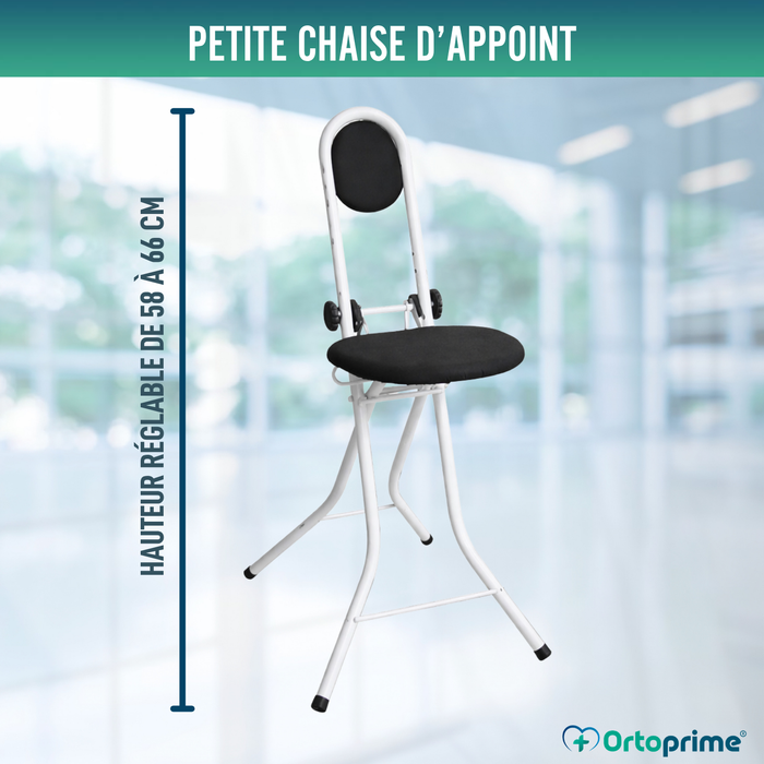 Chaise d’Appui avec Dossier | Hauteur Réglable