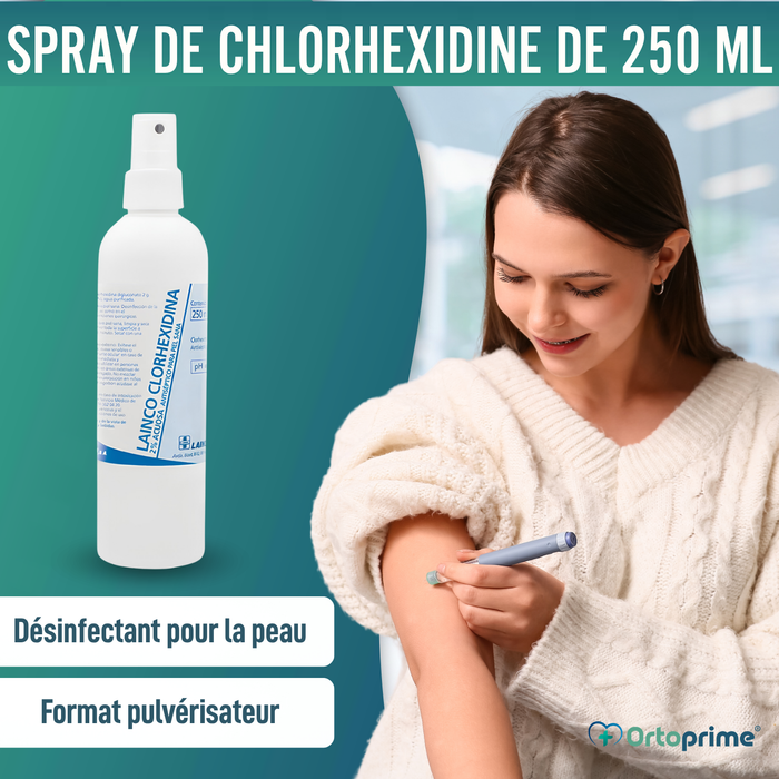 Spray Antiseptique Chlorhexidine 2% | Solution Aqueuse 250 ml