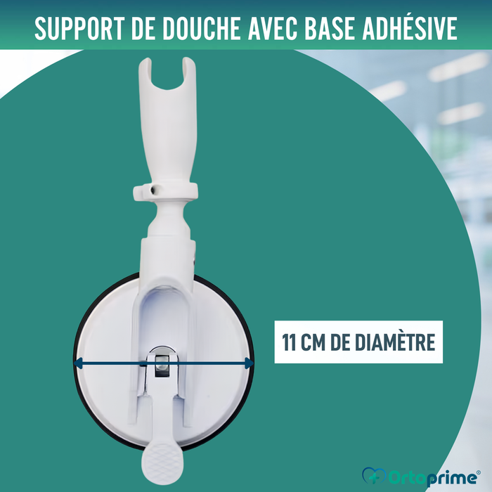 Support de Douche avec Ventouse et Levier | Porte-douche Universel