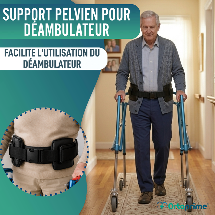 Support Pelvien pour Déambulateur | Stabilisateur Hanche