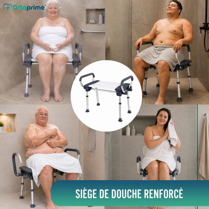 Coussin de Baignoire Gonflable Bariatrie XXL | Accoudoirs