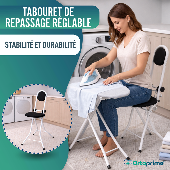 Chaise d’Appui avec Dossier | Hauteur Réglable