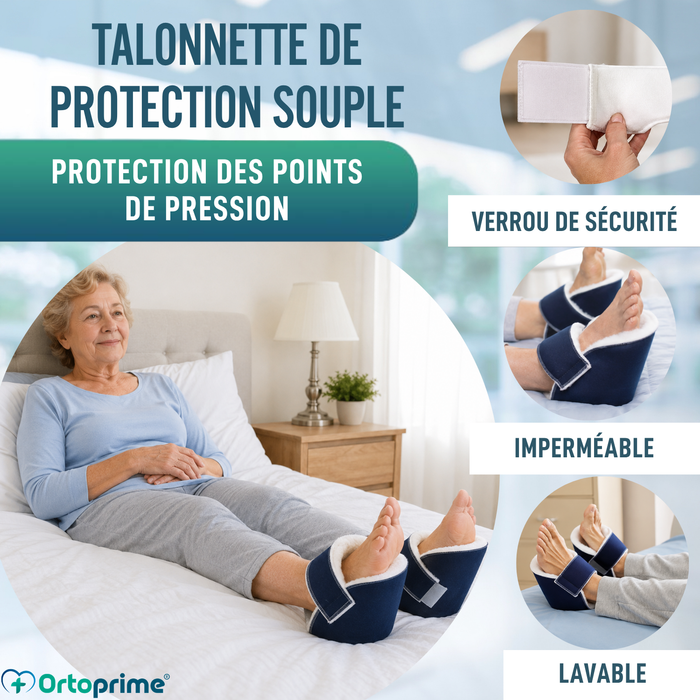 Chaussons Antiescarres Doux, Paire Gauche et Droite