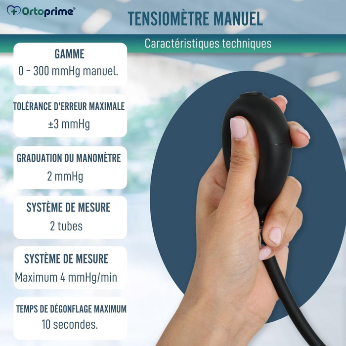 Tensiomètre de Bras Manuel Professionnel Sphygmomanomètre