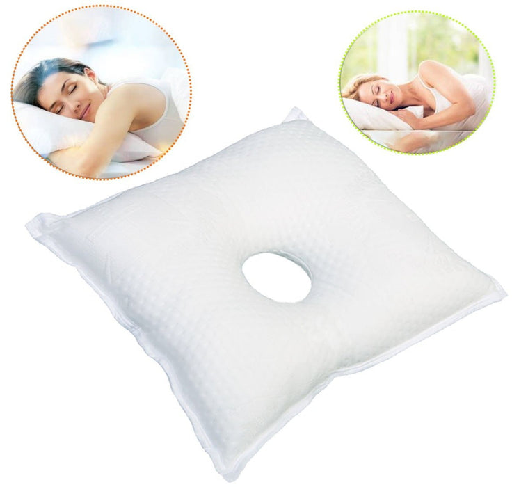 Appareil de tournage pour patient, oreiller en forme de U en cuir synthétique anti-escarres paralysé pour patient tournant, outil d'allaitement pour personnes âgées (bleu Appareil de tournage pour patient, oreiller en forme de U en cuir synthétique anti-escarres paralysé pour patient tournant, outil d'allaitement pour personnes âgées (bleu