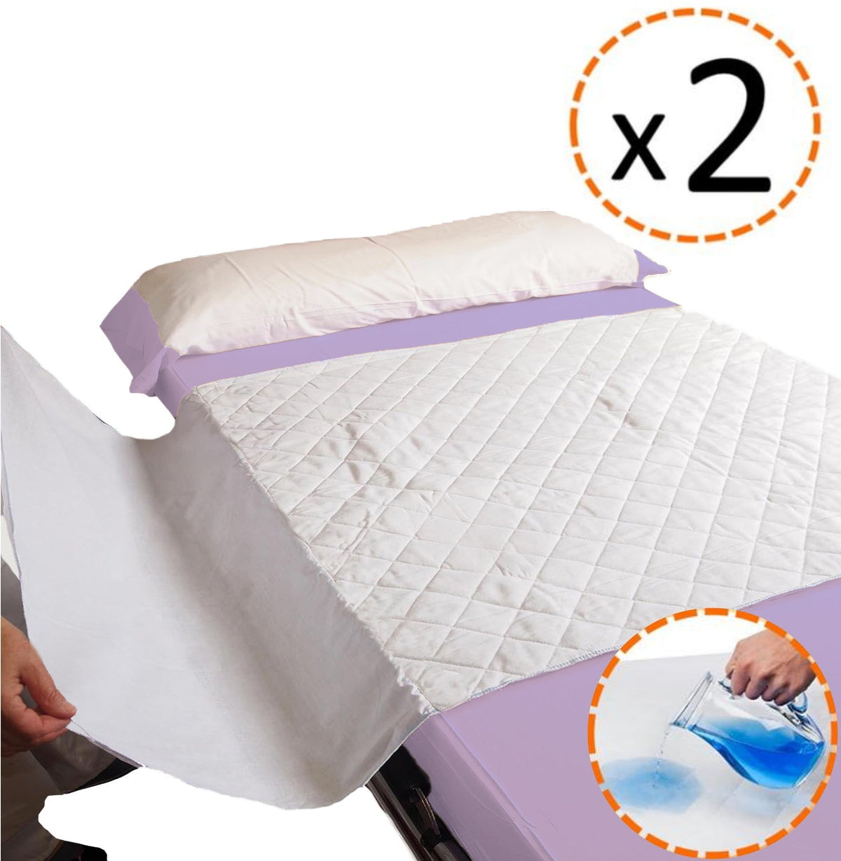 CIRCE CARE Lot De 2 Chiffons Absorbants Réutilisables Pour Femmes - Galaxy + Fiesta, Écologiques