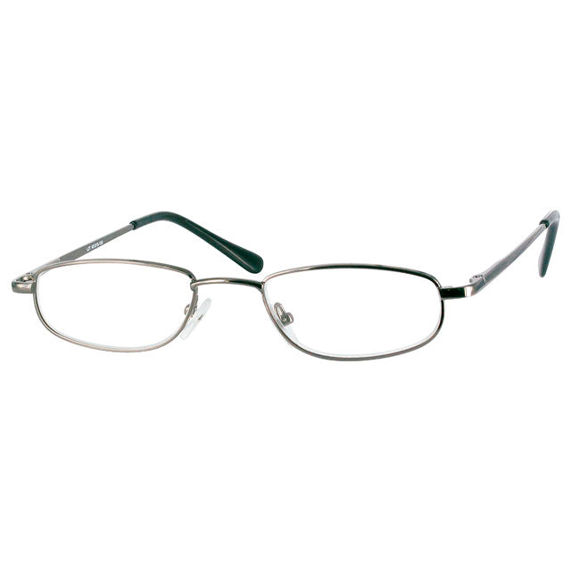 Lunettes de Lecture pour Presbytie Monture Demi Lune Metallique