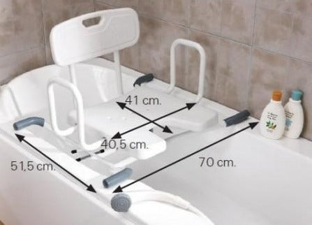 Chaise de Bain avec Siège Pivotant Luxury