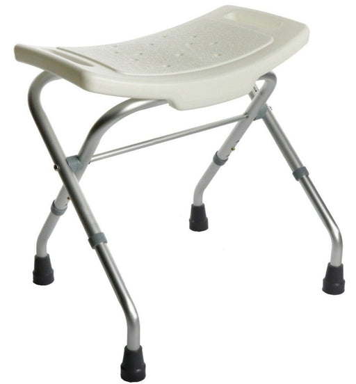 Tabouret Pliant Mural Pour Salle De Bain / Douche - En Bois Massif - Dimensions 38x35x3 Cm - Vert - Fixation Incluse - 2