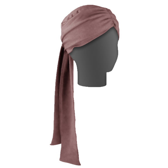 turbante-drapeado-liso-marron-para-mujeres-ortoprime